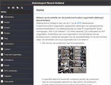 Tablet Screenshot of duivensport-nh.nl